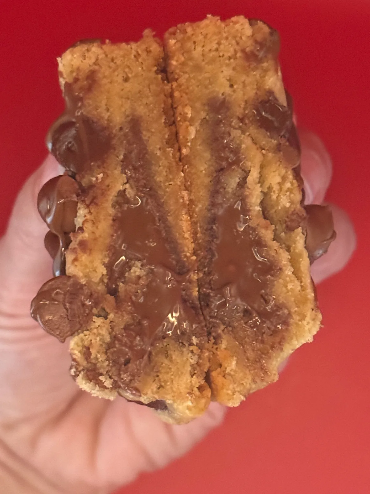 Nutella Stuffed Brown Butter Chocolate Chip