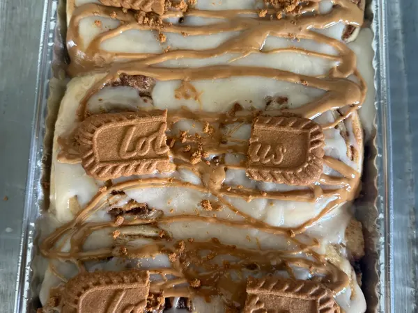Biscoff Cookie Butter Cinnamon Rolls