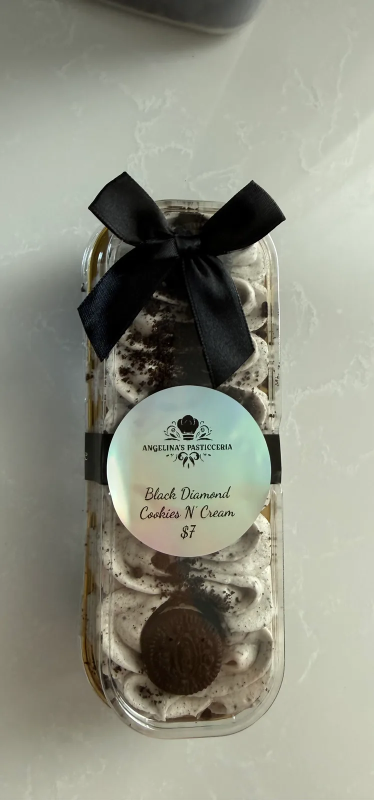 Black Diamond Cookies N’ Cream Cake